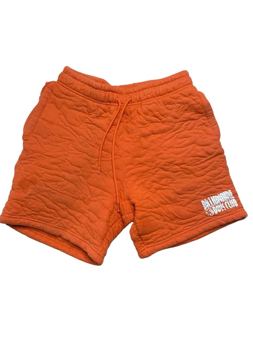 Billionaire Boys Club Orange Quilted Sweat Shorts Size S